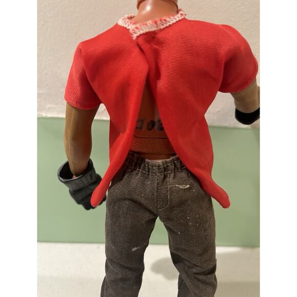 1971 Big Jim Action Figure Red Top & Jeans - Picture 6 of 8